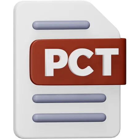 Pct File  3D Icon