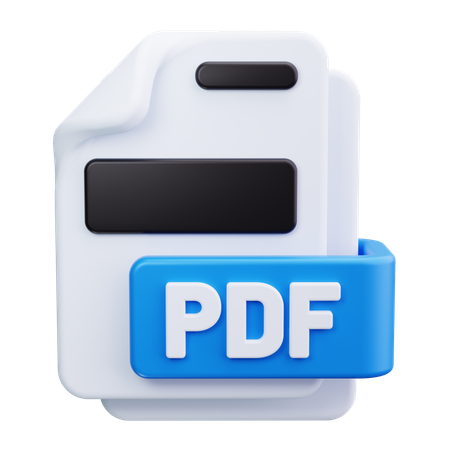 Pdf  3D Icon