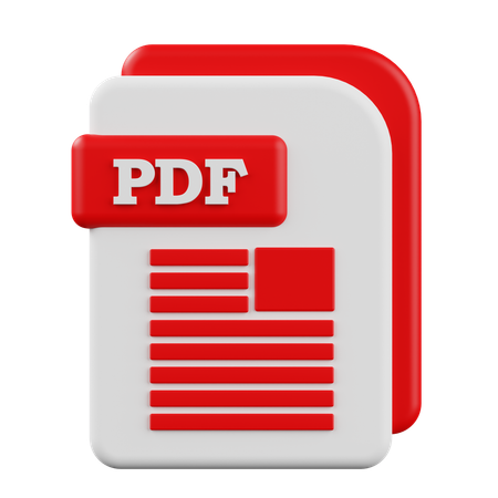 PDF  3D Icon