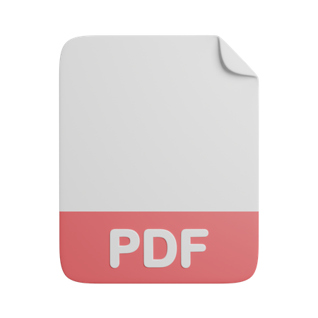 PDF Datei  3D Icon