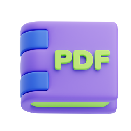 Pdf E Book  3D Icon