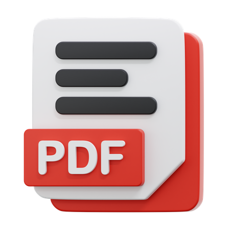 PDF FILE  3D Icon