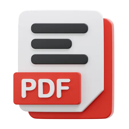 PDF FILE  3D Icon