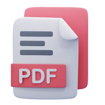 Pdf file  3D Icon