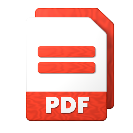 Pdf File  3D Icon