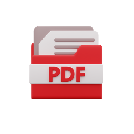 Pdf File  3D Icon