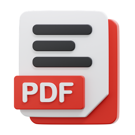 PDF FILE  3D Icon