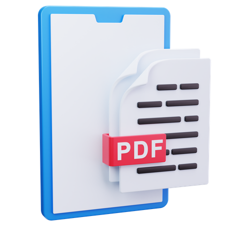 Pdf File  3D Icon