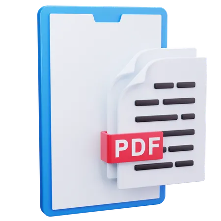 Pdf File  3D Icon