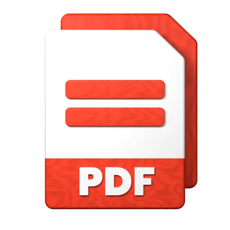 Pdf File  3D Icon