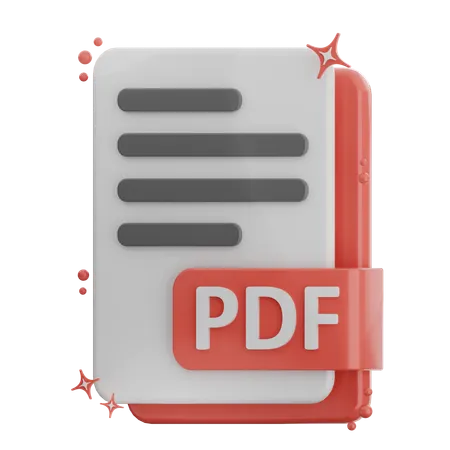 Pdf File  3D Icon