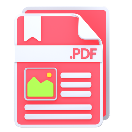 Pdf file  3D Icon