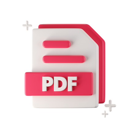 Pdf File  3D Icon