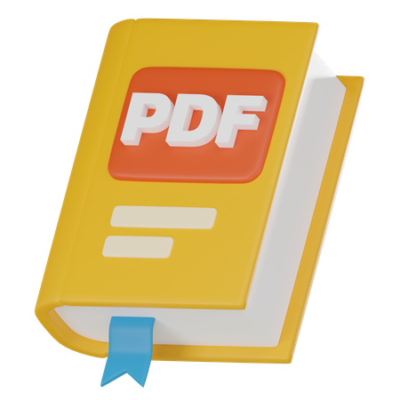 Livro em pdf  3D Icon