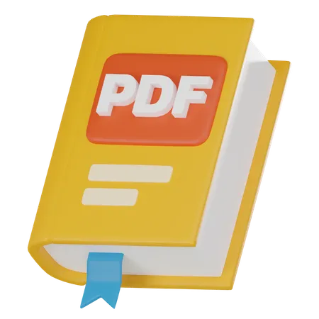 Livro em pdf  3D Icon