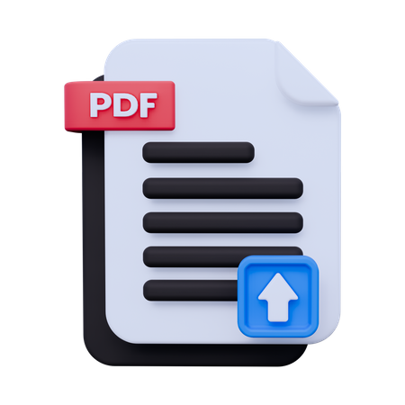 Fichier de téléchargement PDF  3D Icon