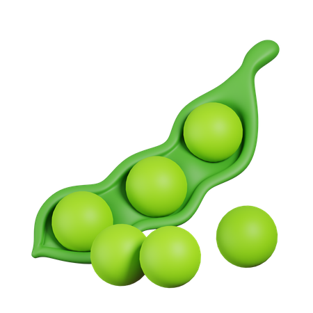 Pea  3D Icon