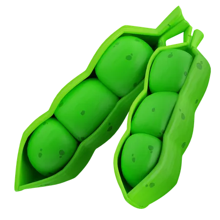 Pea  3D Icon