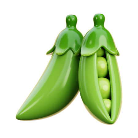 Pea  3D Icon