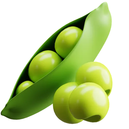 Pea  3D Icon