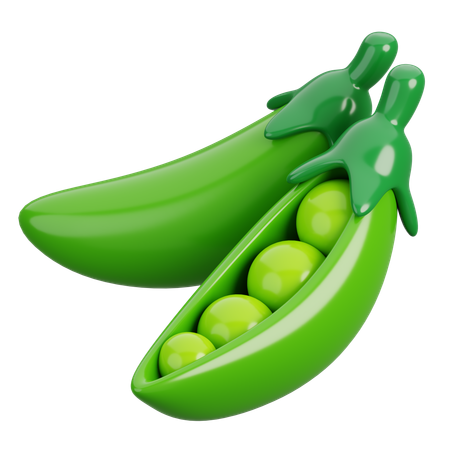 Pea  3D Icon