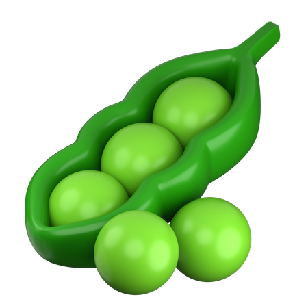 Pea  3D Icon