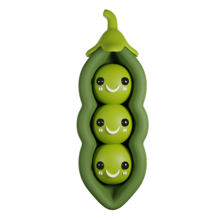 Pea  3D Icon