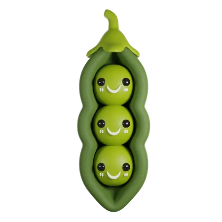 Pea  3D Icon