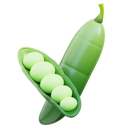 Pea  3D Icon