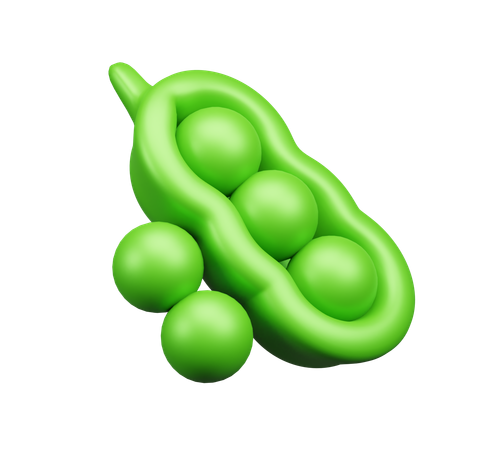 Pea  3D Icon