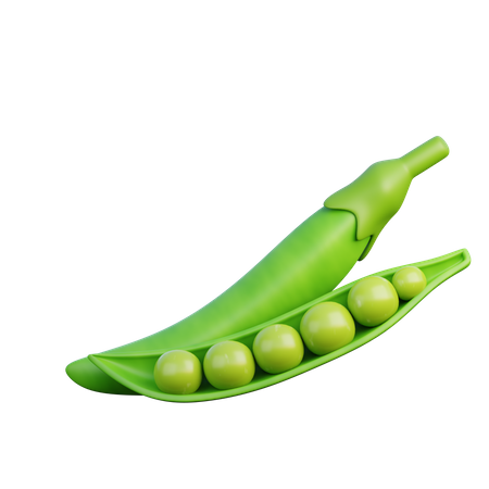 Pea Seed  3D Icon