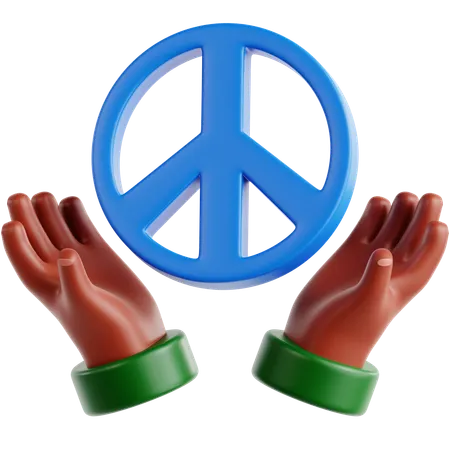 Peace  3D Icon