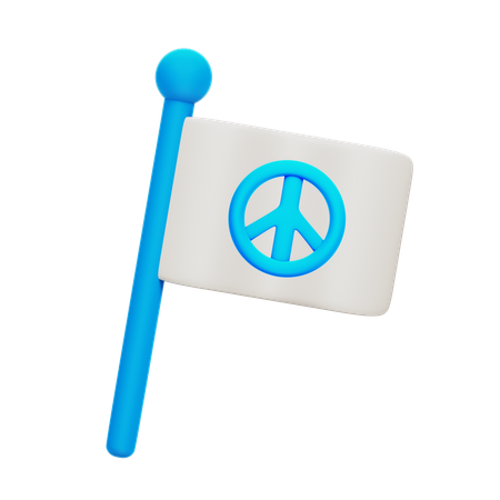 Peace Flag  3D Icon