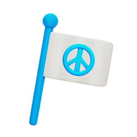 Peace Flag  3D Icon