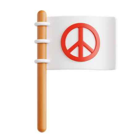 Peace Flag  3D Icon