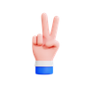 graphics of peace gesture