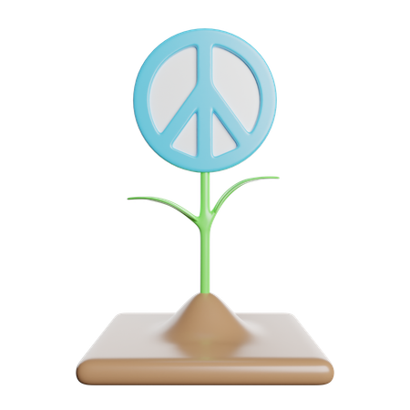 평화 성장  3D Icon