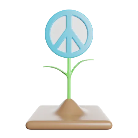평화 성장  3D Icon