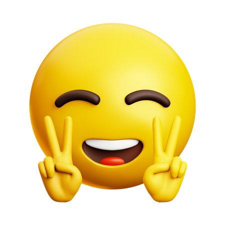 Peace Hand  3D Icon