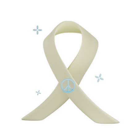 Peace Ribbon  3D Icon