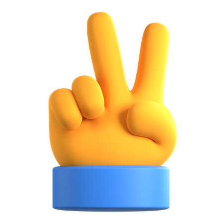 Peace Sign  3D Icon