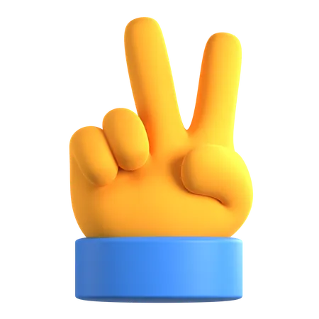 Peace Sign  3D Icon