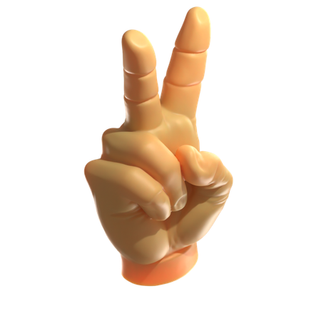 Peace Sign  3D Icon