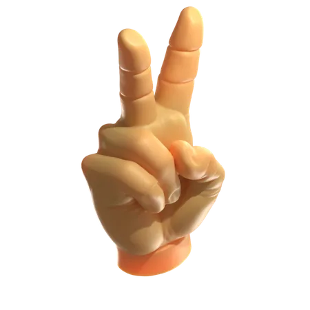 Peace Sign  3D Icon