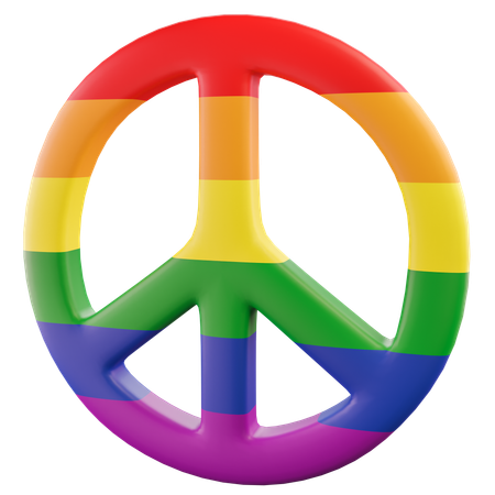 Peace Sign  3D Icon