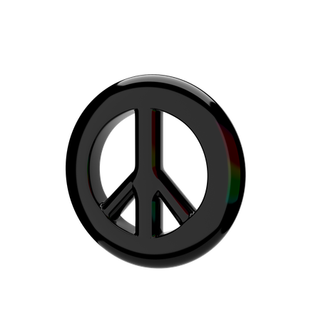 Peace Sign  3D Icon