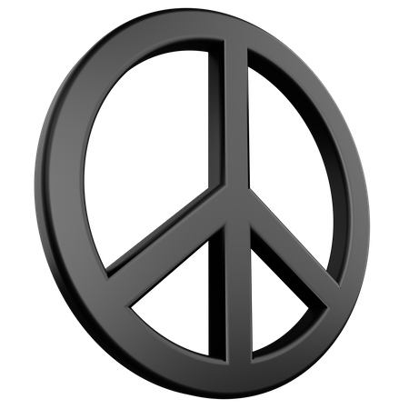 Peace Signage  3D Illustration