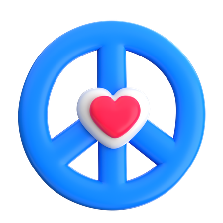 Peace Symbol  3D Icon