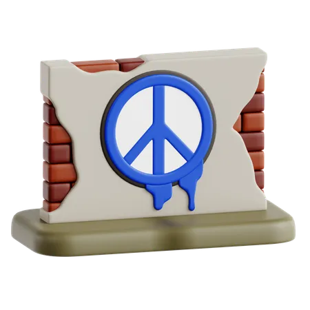 Peace Symbol  3D Icon