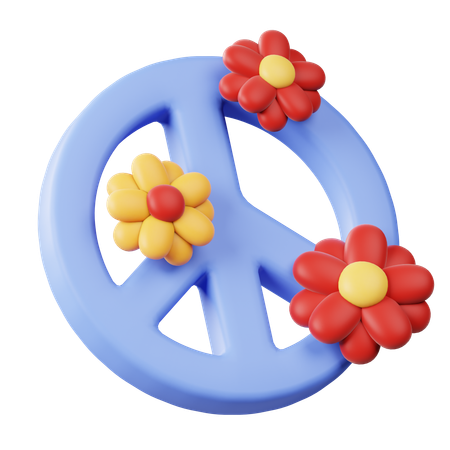 Peace Symbol  3D Icon